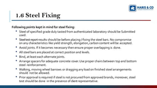 Steel Work Column Leveling Procedure.pdf Civil Works Site Construction Guidelines for Haris & Co Civil Team.pdf