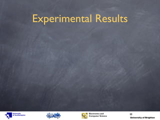 Experimental Results
 