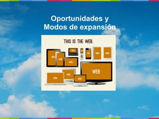 Oportunidades y
Modos de expansión
 