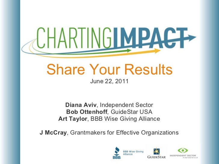 guidestar webinar charting impact sharing nonprofit results charting impact