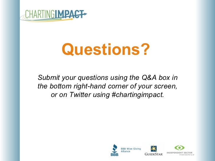 guidestar webinar charting impact sharing nonprofit results charting impact