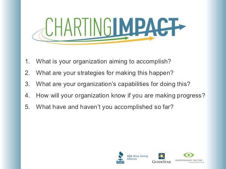 guidestar webinar charting impact sharing nonprofit results charting impact