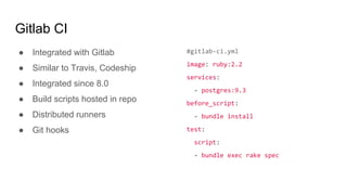 Gitlab Ci Script Overwrites Inherited Script CI with Gitlab & Docker | PDF