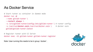 CI with Gitlab & Docker | PDF