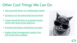 Ci with jenkins docker and mssql belgium | PPTX