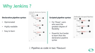 Ci with jenkins docker and mssql belgium | PPTX