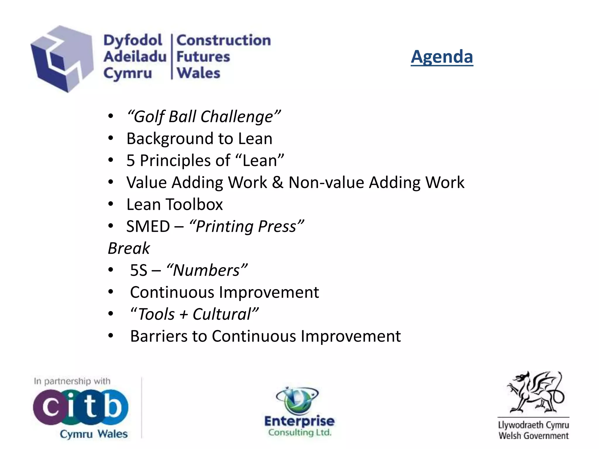 CFW - Continuous Improvement & Lean Techniques | PPTX