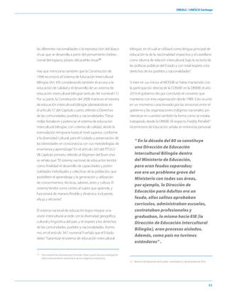 Conocimientos indígenas y políticas educativas en América Latina.