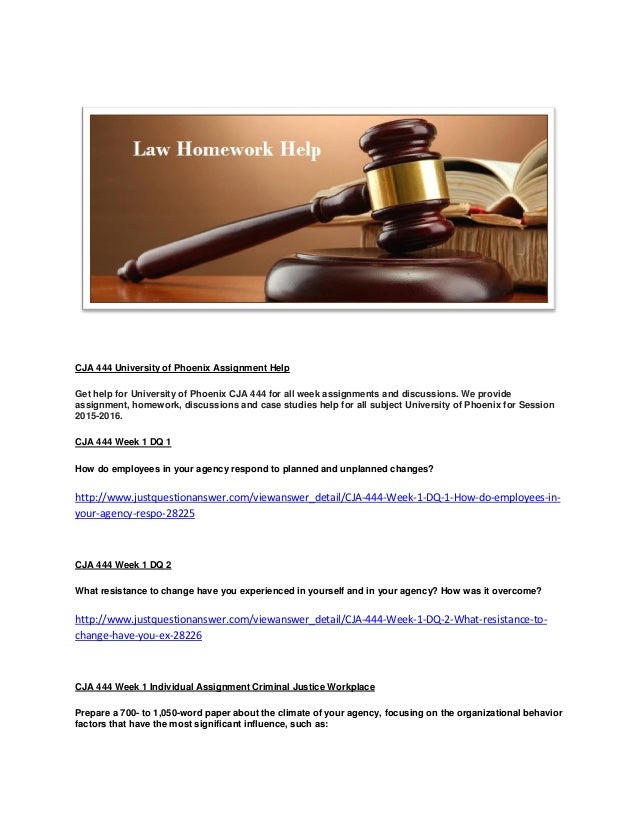 University of phoenix homework help