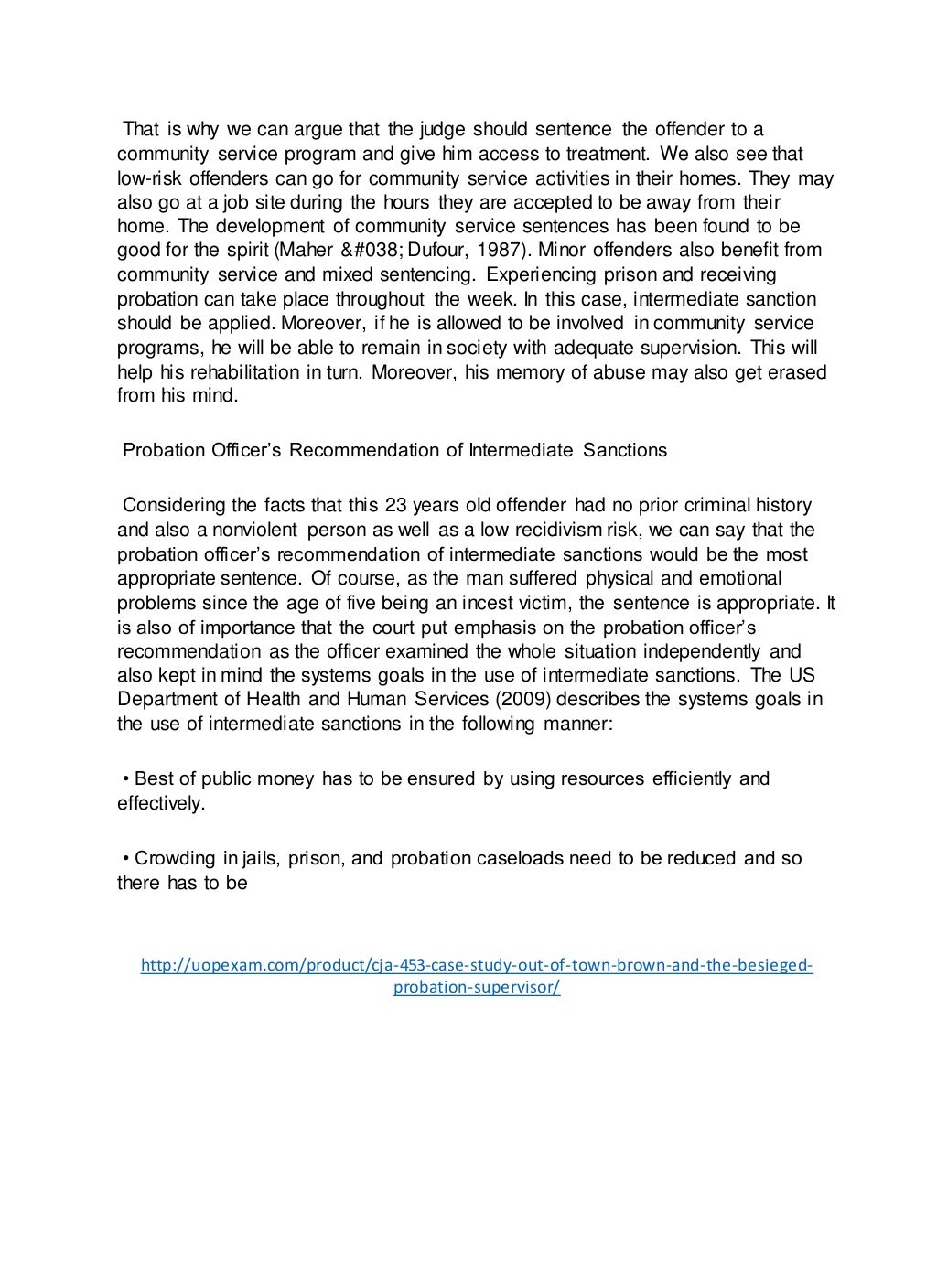 Case study out of town brown and the besieged probation supervisor 03 image