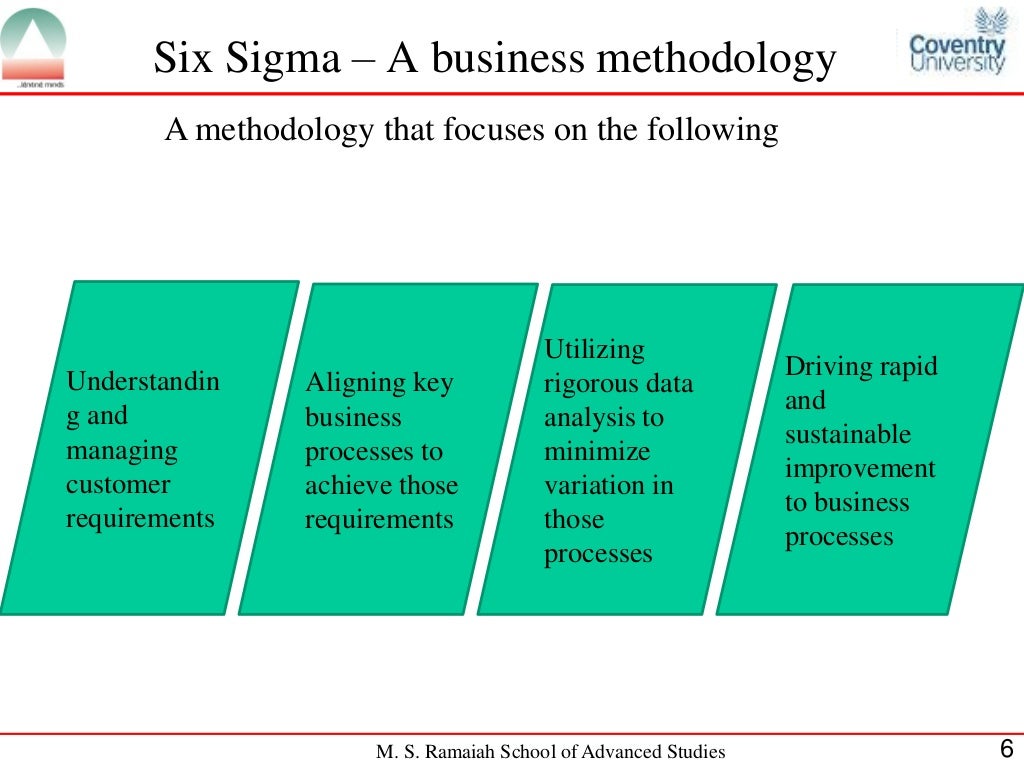 Six Sigma and/For Software Engineering