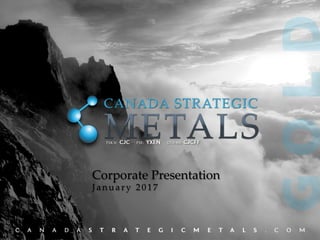 SAKAMI
Corporate Presentation	
January 2017	
 