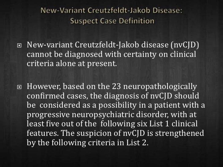 Creutzfeldt–Jakob disease