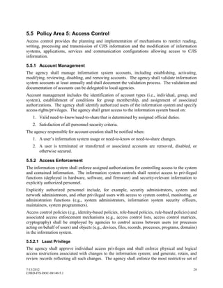 Cjis security policy v5 1 07132012 -ns | PDF
