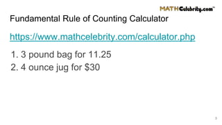 Unit Cost Calculation | PPT