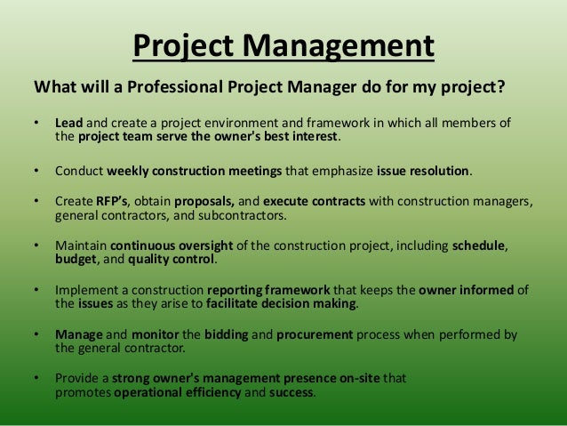 cjm construction consulting powerpoint presentation