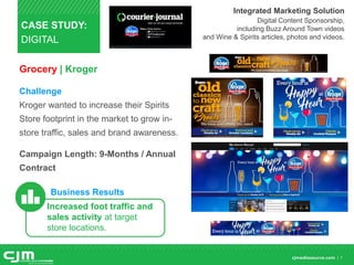CJ Media Case Study | Grocery: Kroger