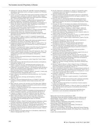The Negative Symptoms of Schizophrenia | PDF