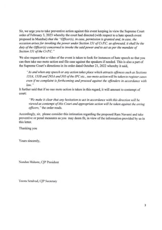 CJP Letter to Mr Vivek Phansalkar. Commissioner of police mumbai_Page FINAL.pdf