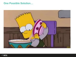 One Possible Solution…
 