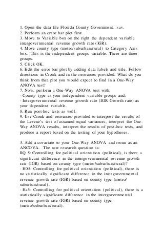 CJUS 745Quantitative Analysis Report Mean Differences Assignm | DOCX