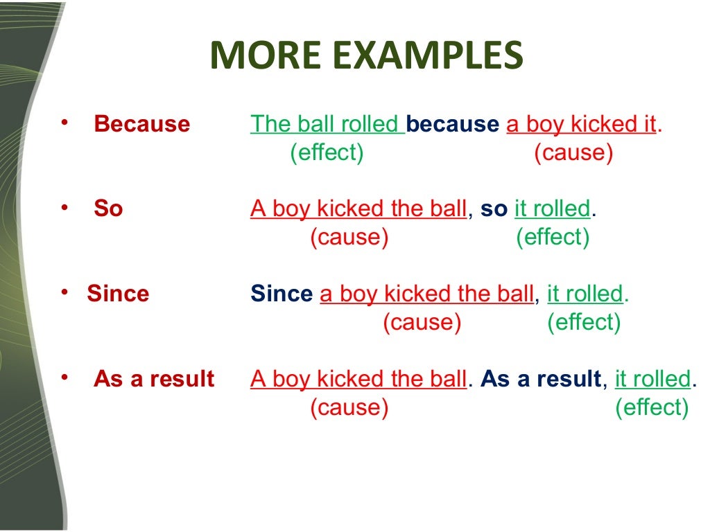 Cause And Effect Relationships in English Grammar 
