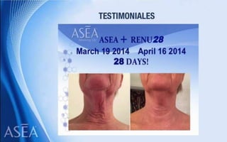ASEA - EL MILAGRO DE LAS MOLÉCULAS DE SEÑALIZACIÓN REDOX