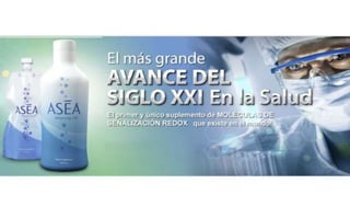 ASEA - EL MILAGRO DE LAS MOLÉCULAS DE SEÑALIZACIÓN REDOX