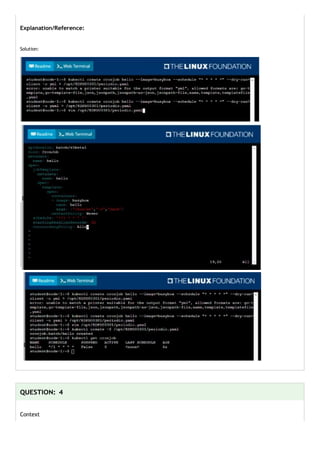 Context
Explanation/Reference:
Solution:
 