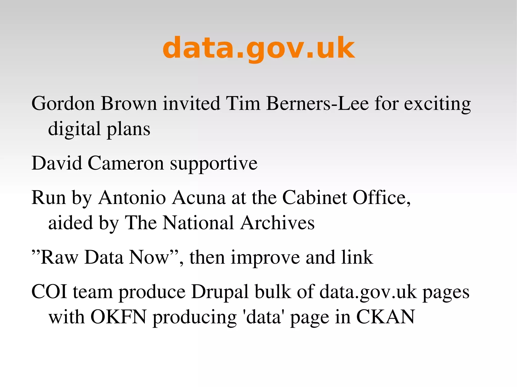Introducing... CKAN ”Comprehensive Knowledge Archive Network” ...well... a fancy Data Catalog 