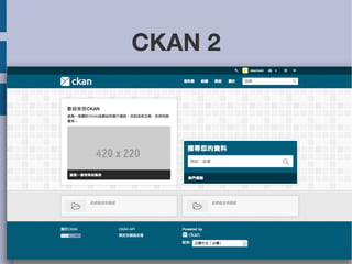 2013/11/9 
CKAN 2 
 