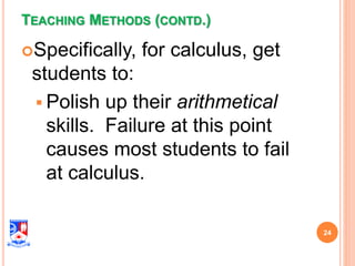 Learner-centred_teaching_of_calculus | PPT