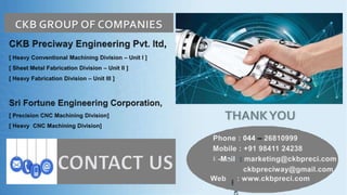 CKB Group Engineering Company Presentation