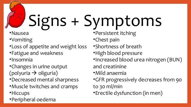 Chronic Kidney Disease And Weight Loss