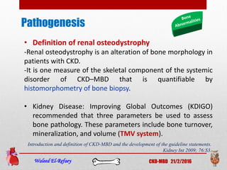 Chronic Kidney Disease-Mineral Bone Disease | PDF