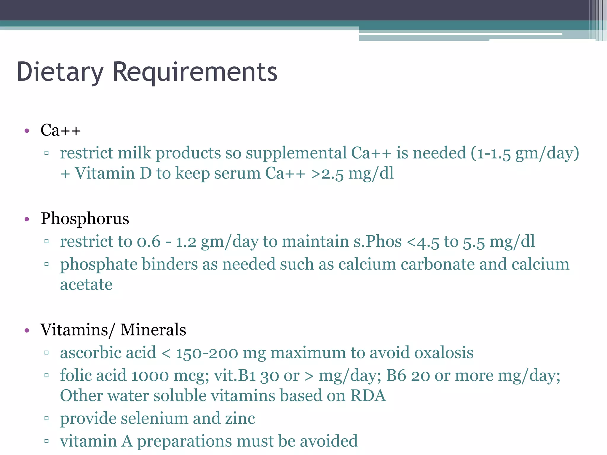 Ckd and dialysis | PPTX