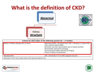 Chronic Kidney Disease (CKD) - At a Glance - Dr. Gawad | PPTX