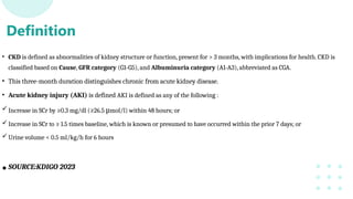 CHRONIC KIDNEY DISEASE presentation by IM | PPTX