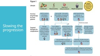 Slowing the
progression
 