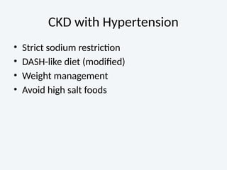 CKD_KDIGO_Detailedpowerpoint presentation kdigo guideline | PPTX