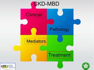 Clinical
Pathology
Mediators
Treatment
CKD-MBD
 