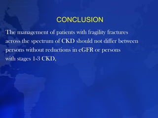 CKD MBD & osteoporosis in elderly the management dilemma | PDF