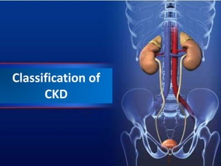 Classification of
CKD
 