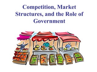 Competition, Market
Structures, and the Role of
Government
 