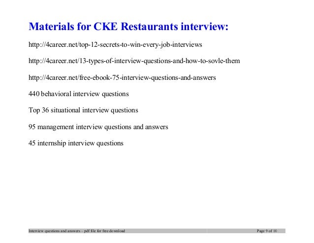 restaurants interview questions under fontanacountryinn com job interview questions for restaurants