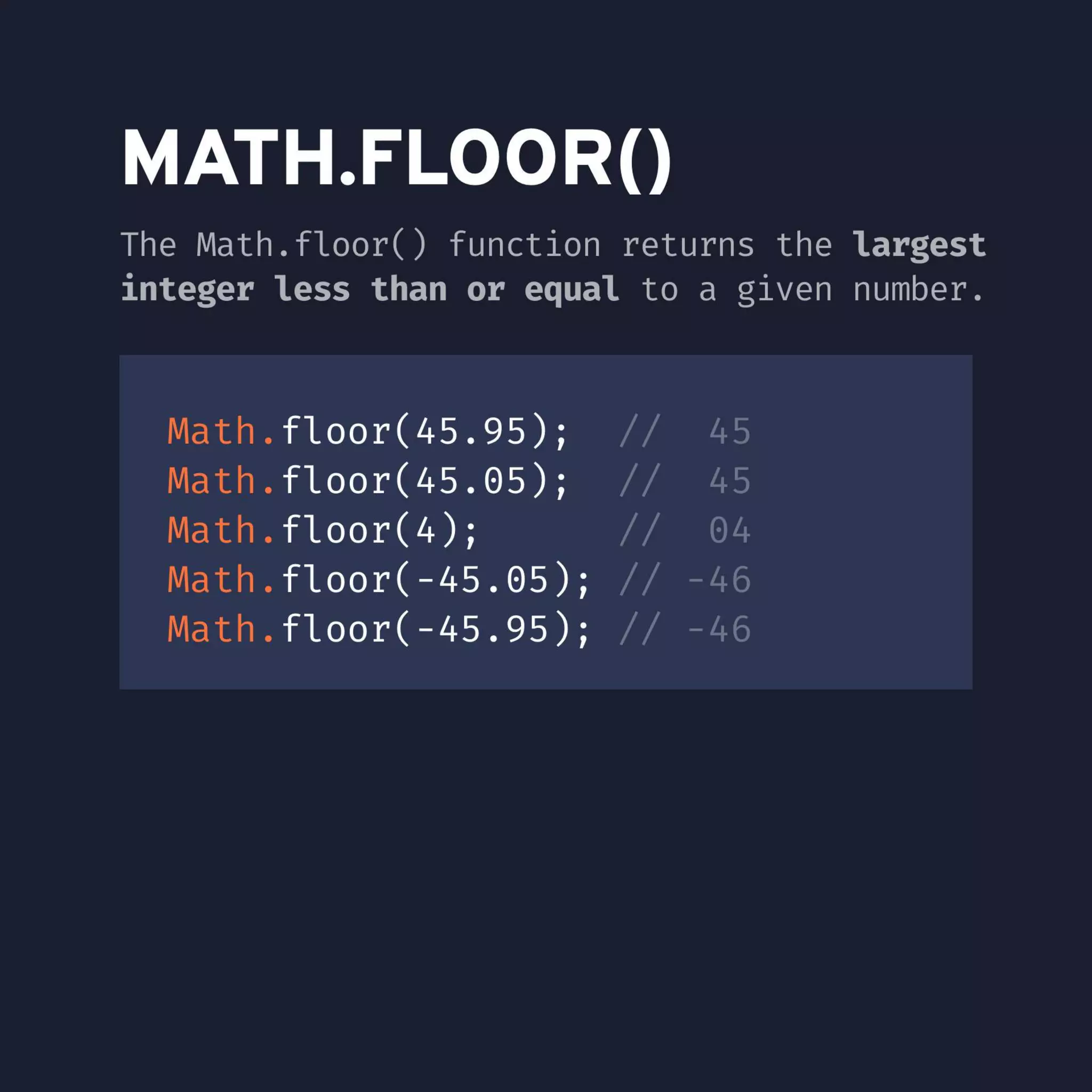 JavaScript - The Math Object | PDF