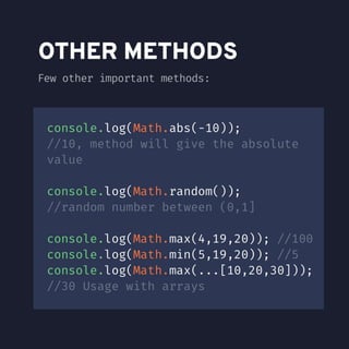 JavaScript - The Math Object | PDF