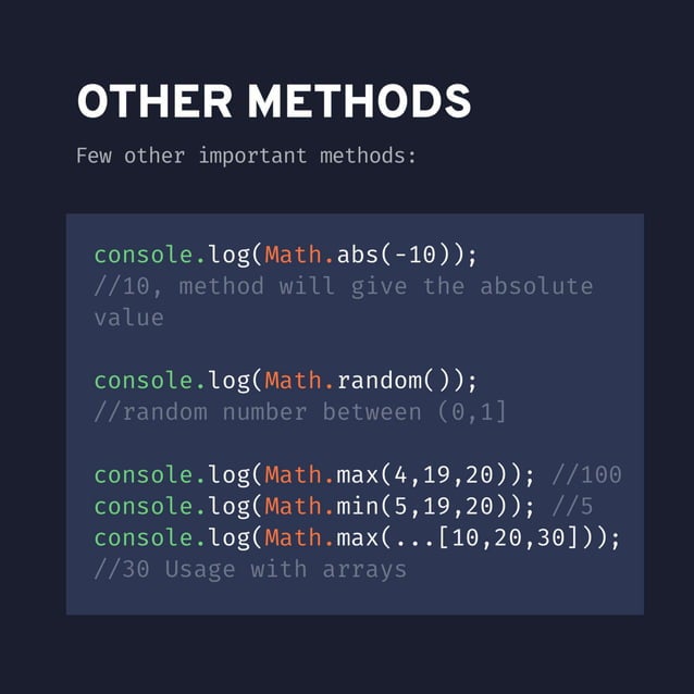JavaScript - The Math Object | PDF | Science