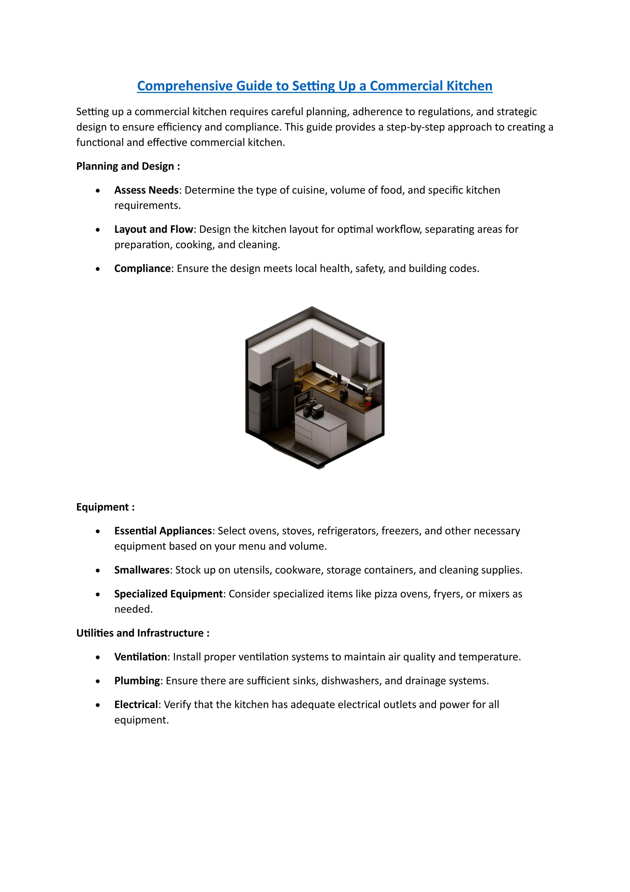 COMMERCIAL KITCHEN SOLUTIONS IN DUBAI | PDF