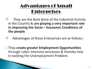 contribution of small scale industries in economic developement | PPT